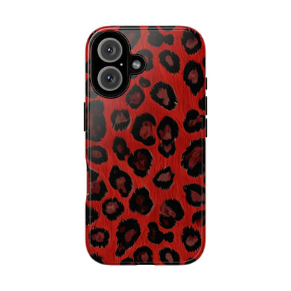 Red Leopard Tough Case