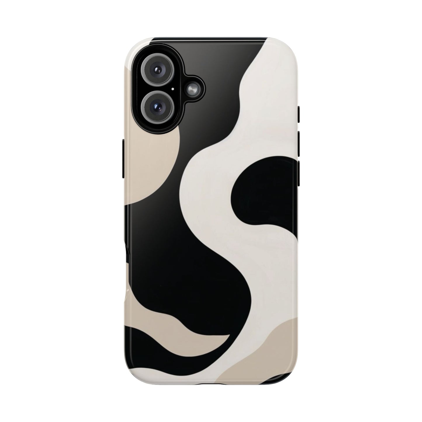 Chic Neutral Tone Marble Phone Case