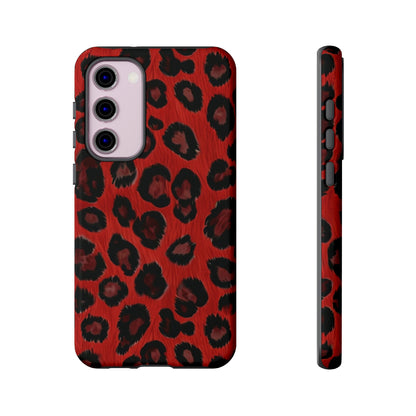 Red Leopard Tough Case