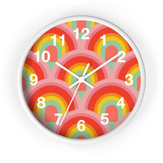Rainbow Wall Clock