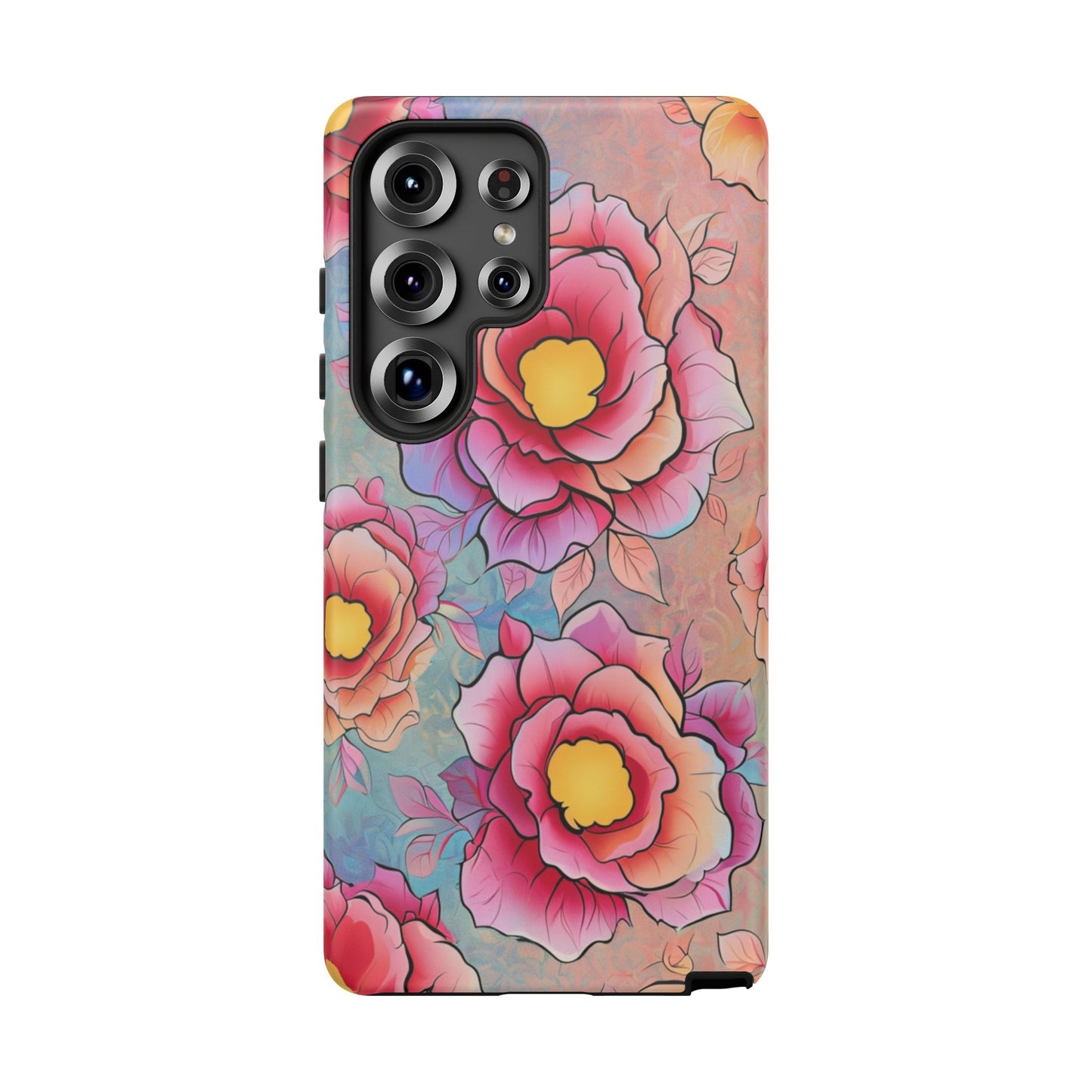 Pastel Floral Matte Phone Case