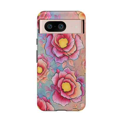 Pastel Floral Matte Phone Case