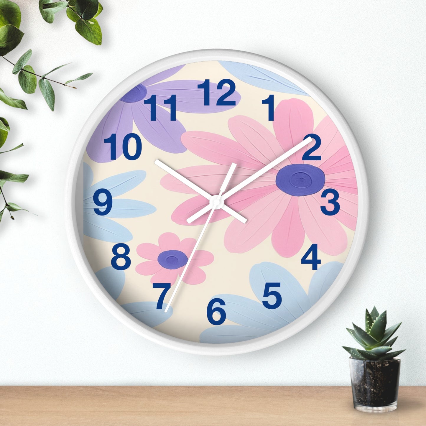 Floral Wall Clock