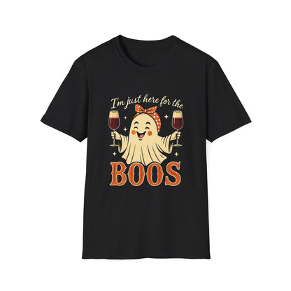 Cute Ghost Here for the Boos Halloween Tee