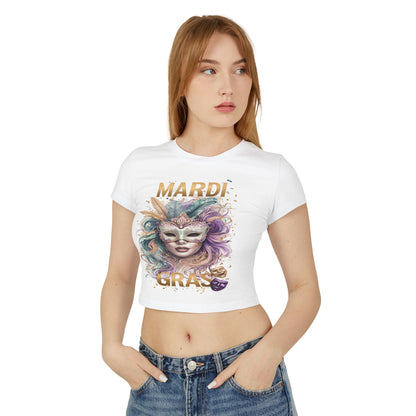 Pastel Mardi Gras Crop Top