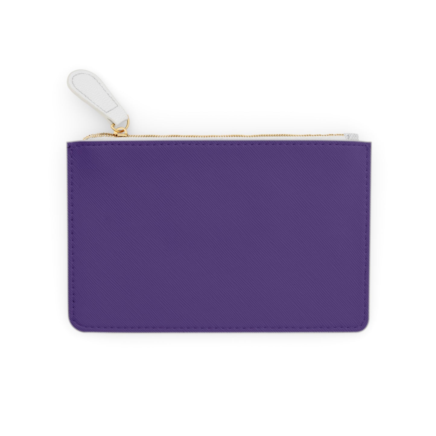 Purple Spotted Mini Clutch Bag