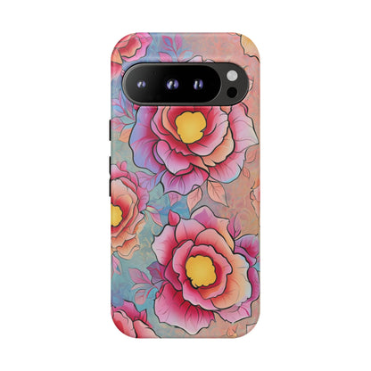 Pastel Floral Matte Phone Case