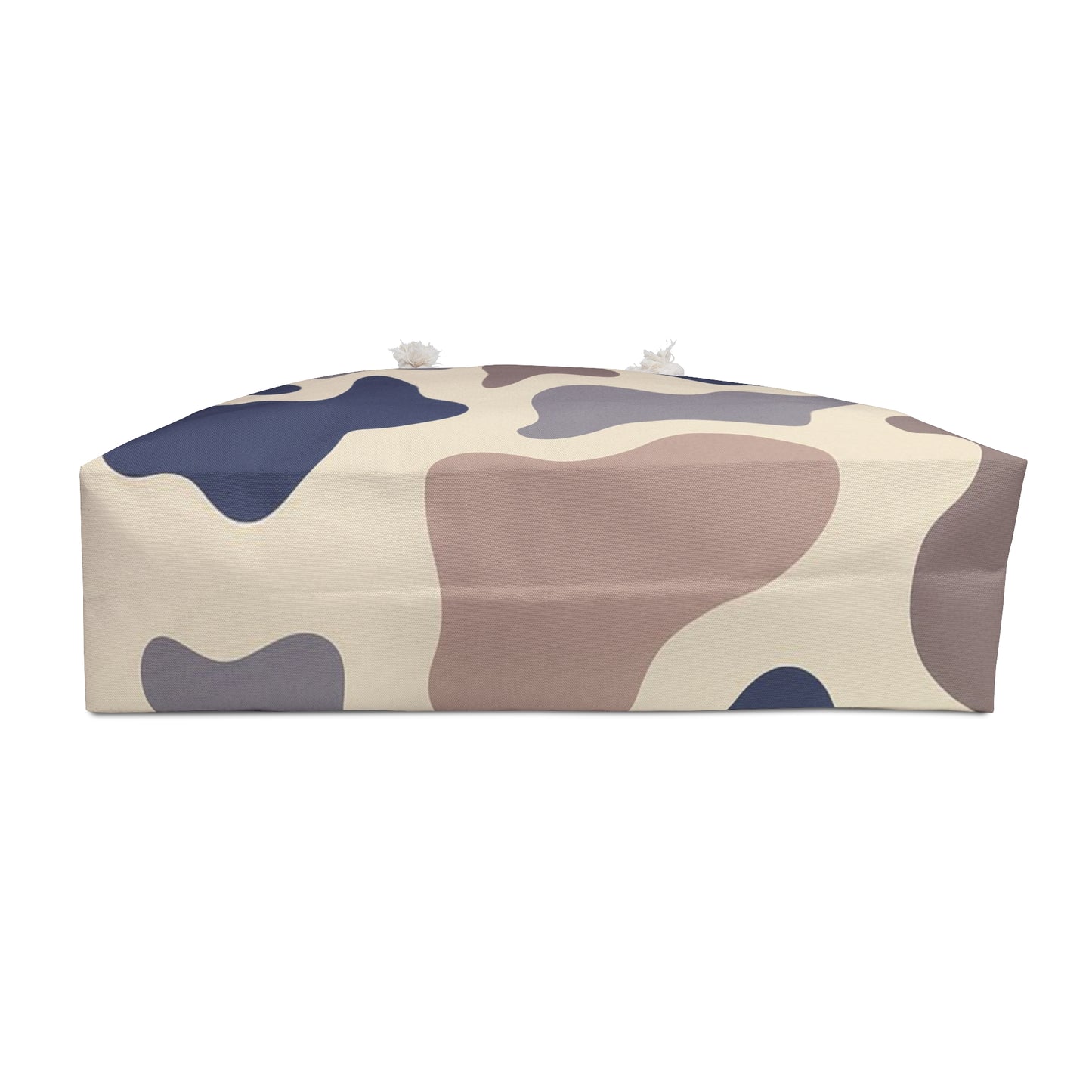 Weekender Bag - Cow Print with Calming Blue Hues