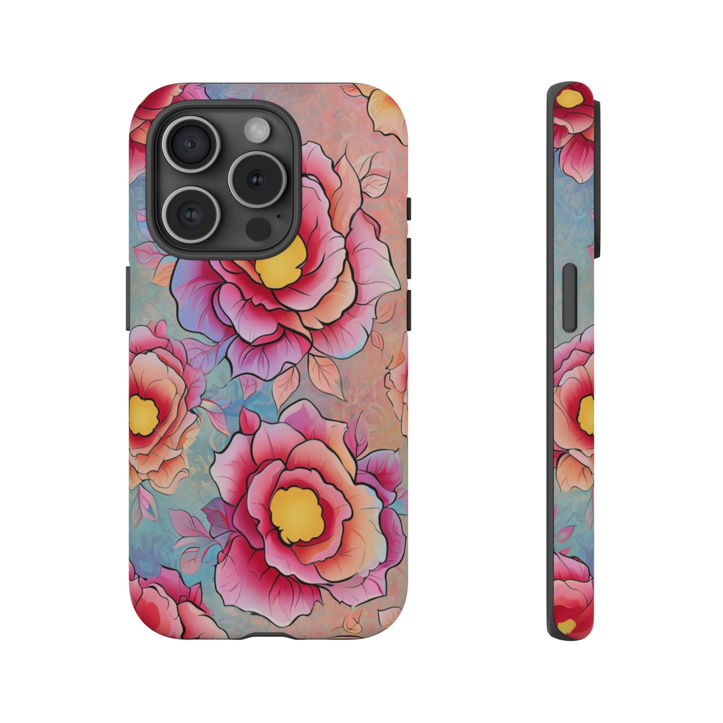 Pastel Floral Matte Phone Case