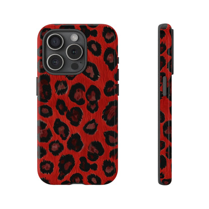 Red Leopard Tough Case