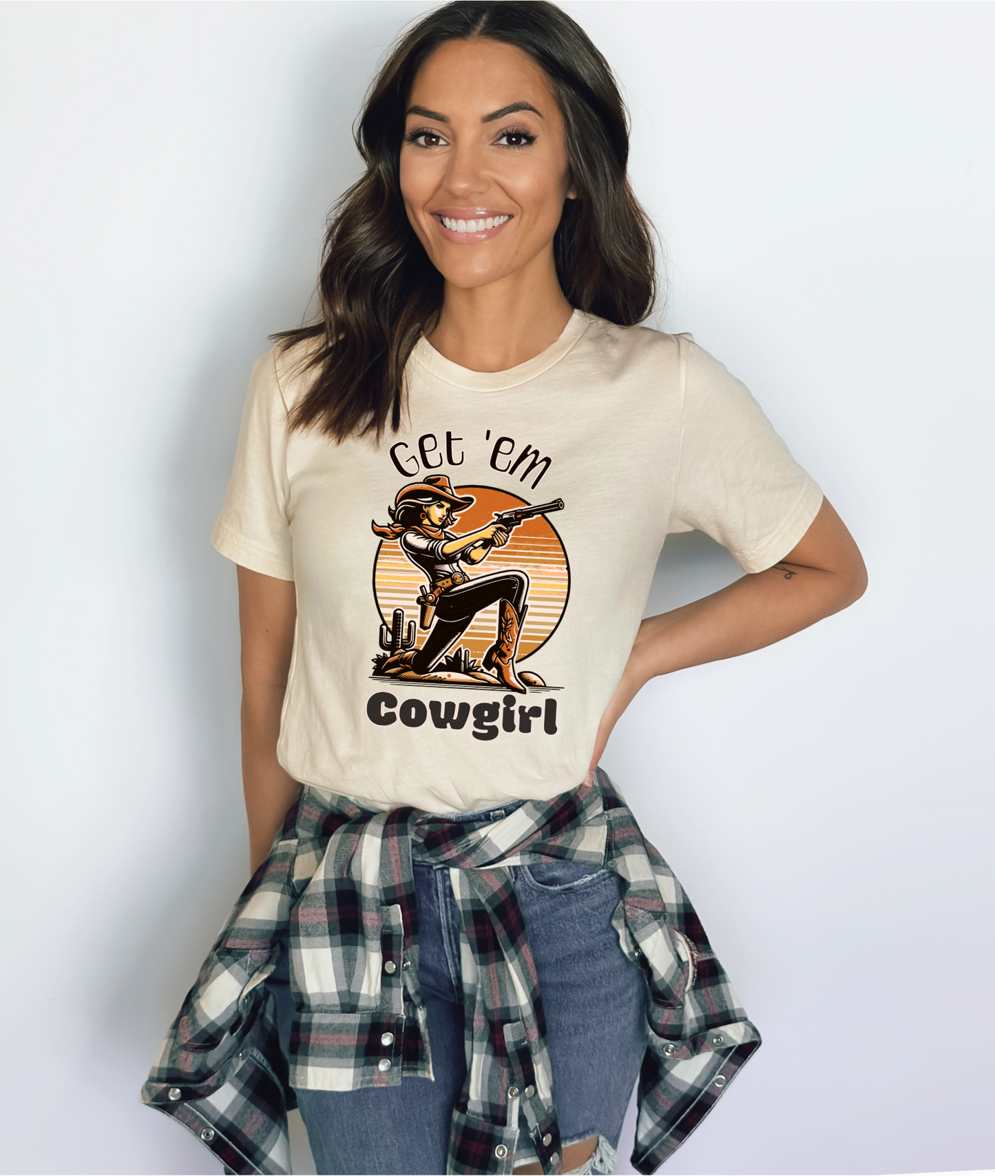 Get 'Em Cowgirl Tee