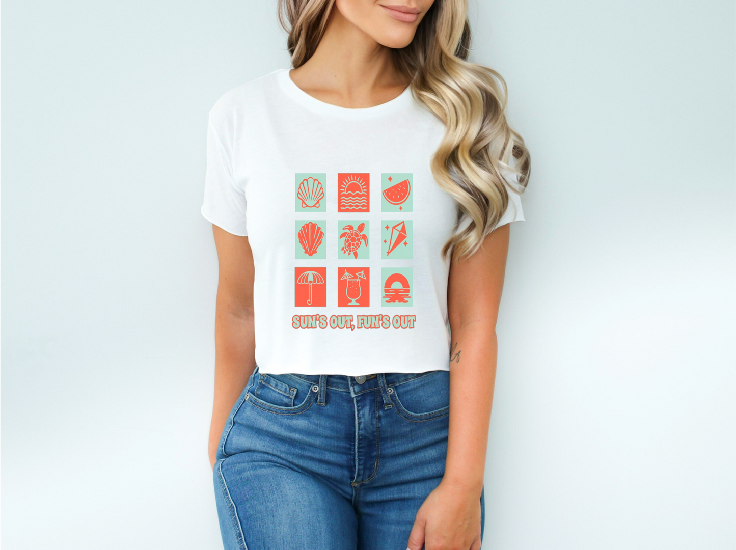 Sun's Out Fun's Out Crop Top