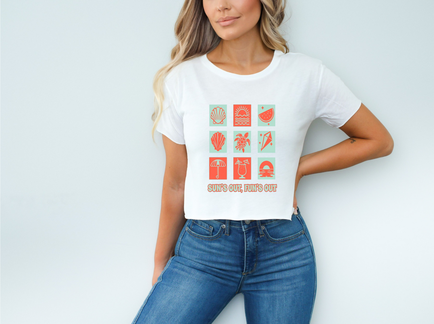 Sun's Out Fun's Out Crop Top