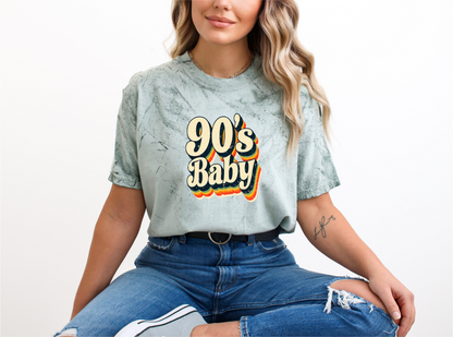 Retro 90's Baby Tie-Dye Tee