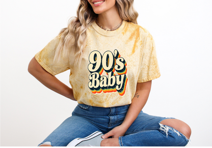 Retro 90's Baby Tie-Dye Tee