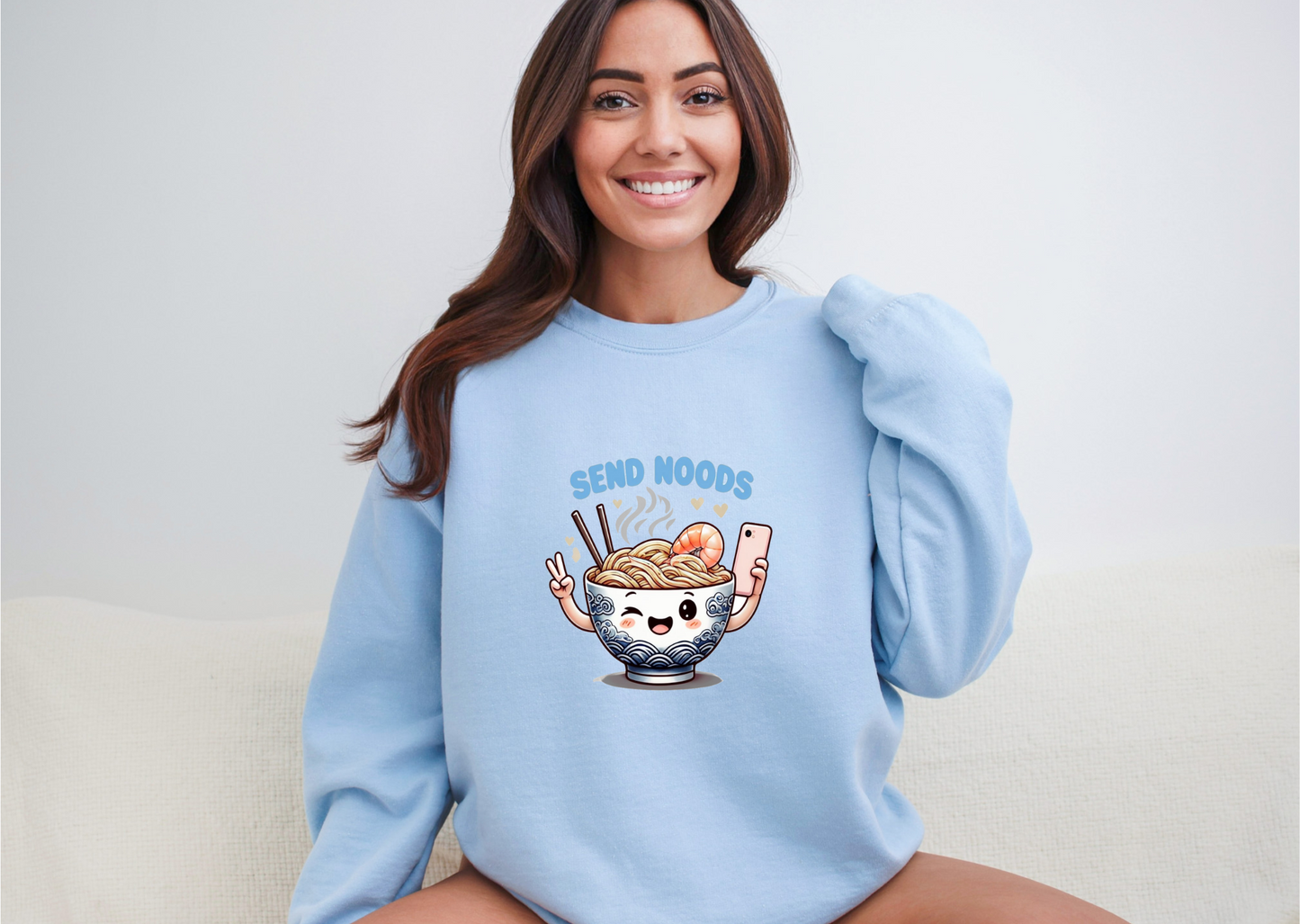 Funny Ramen Lover Crewneck Sweatshirt