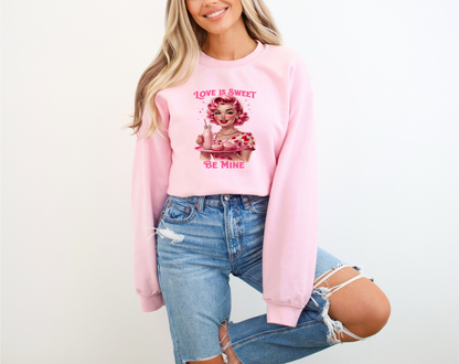 Love is Sweet Crewneck Sweatshirt