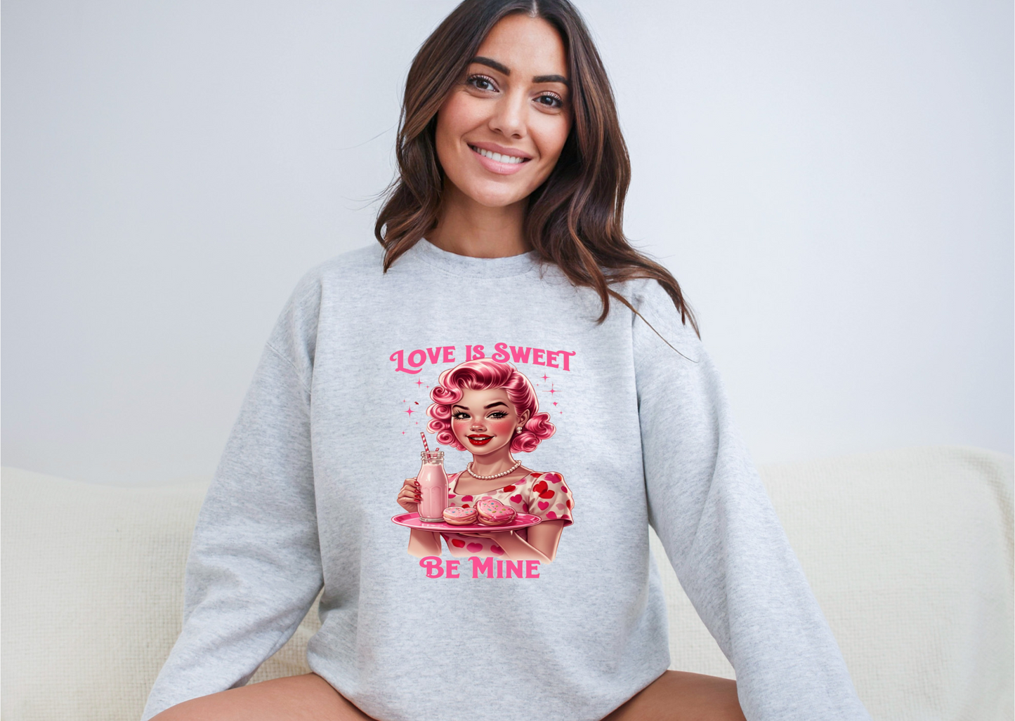 Love is Sweet Crewneck Sweatshirt