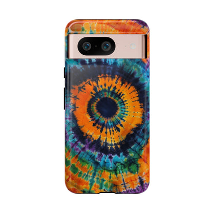 Bursting Orange Tie-Dye Phone Case