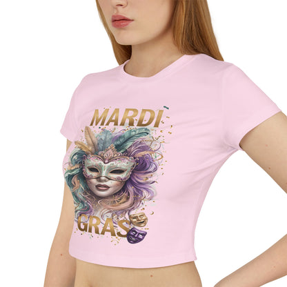 Pastel Mardi Gras Crop Top