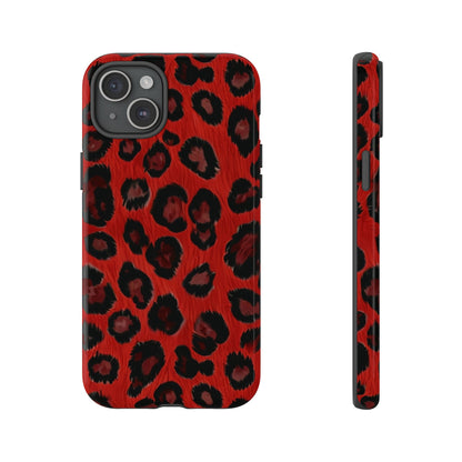 Red Leopard Tough Case