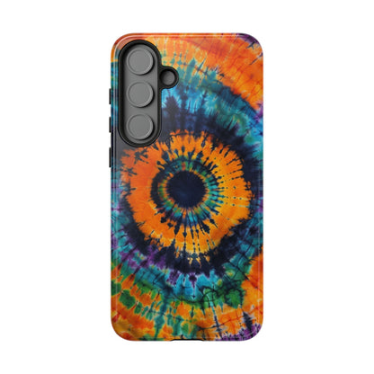 Bursting Orange Tie-Dye Phone Case