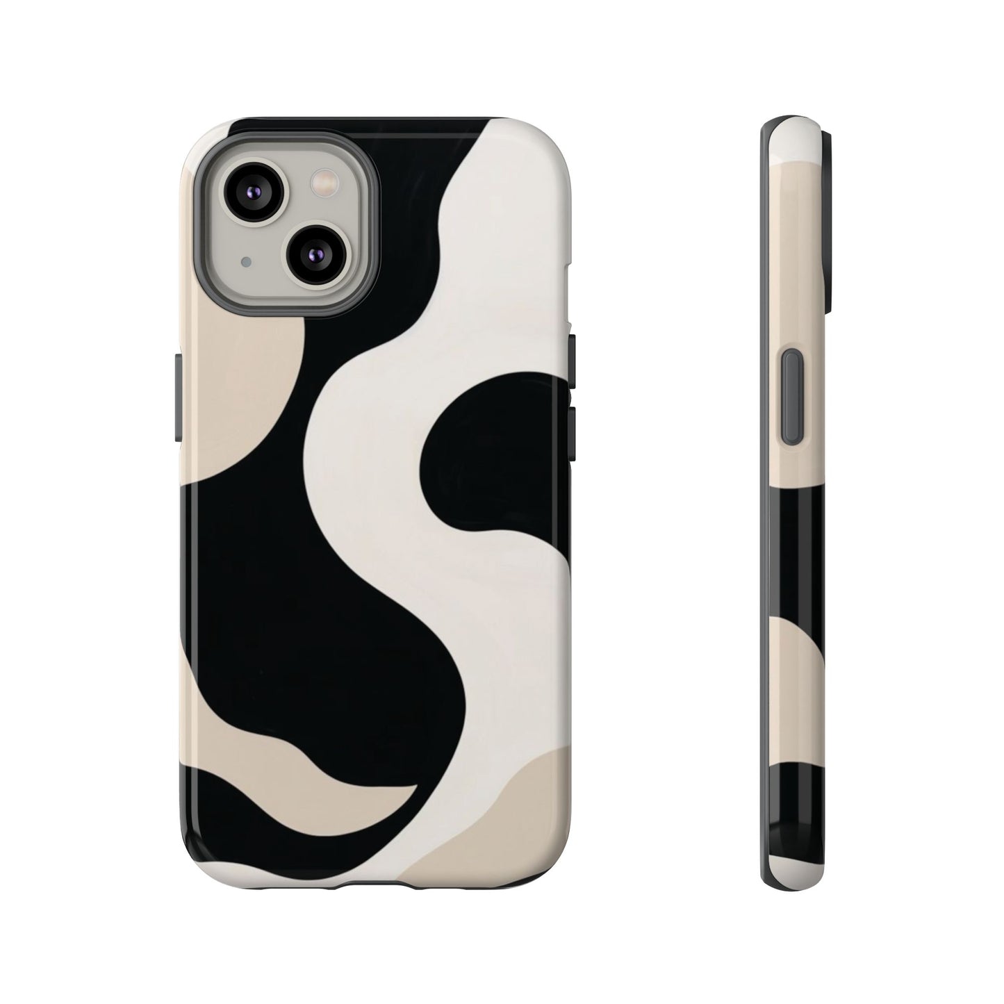 Chic Neutral Tone Marble Phone Case