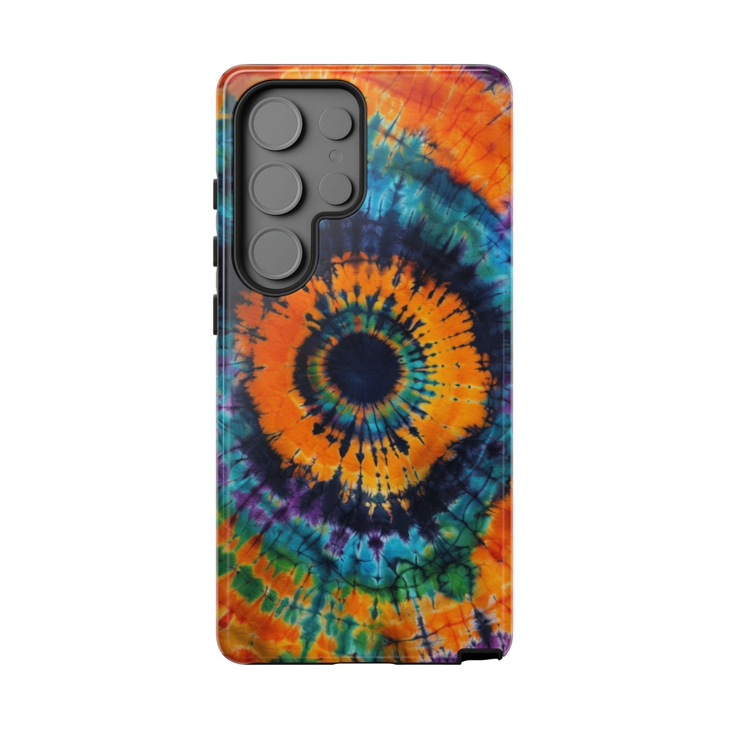 Bursting Orange Tie-Dye Phone Case