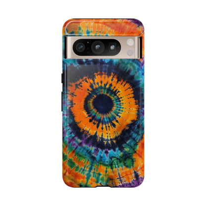 Bursting Orange Tie-Dye Phone Case