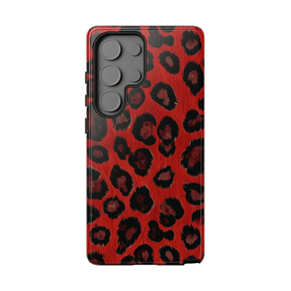 Red Leopard Tough Case