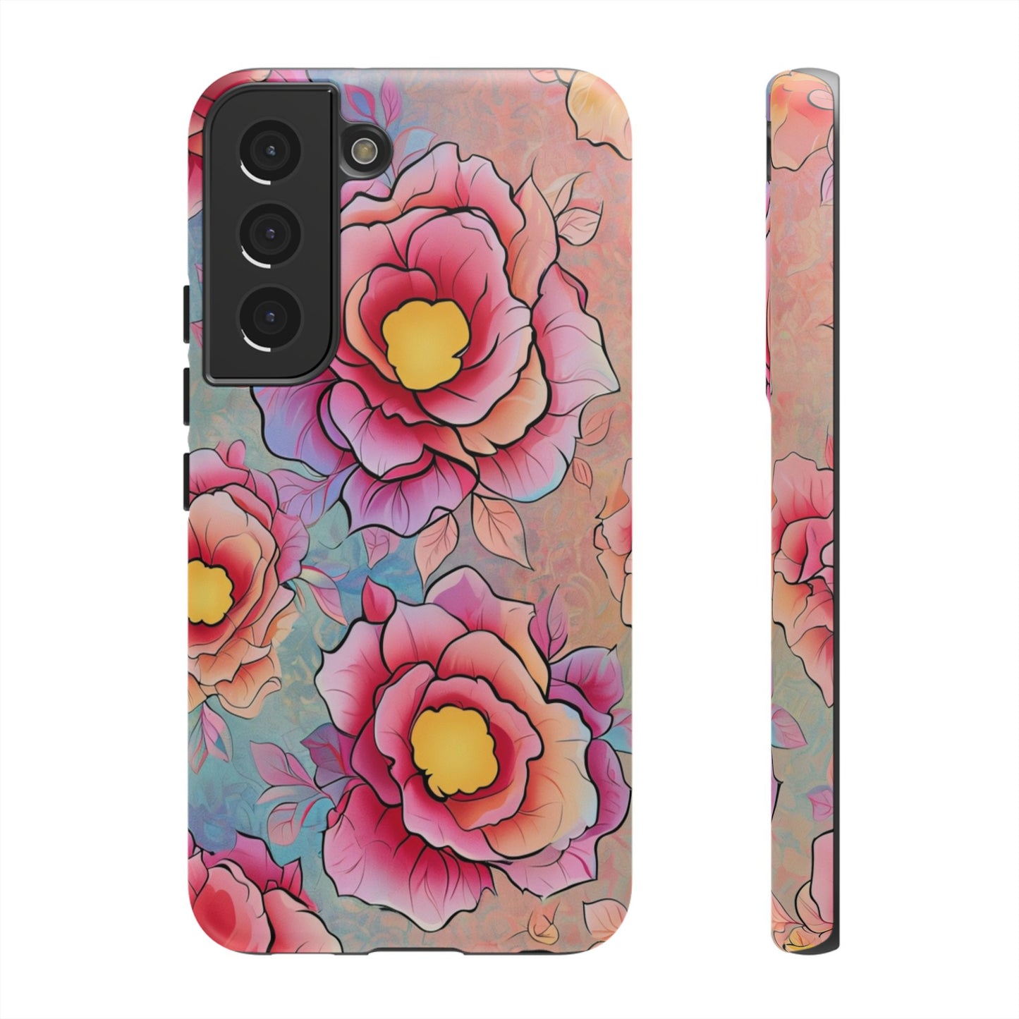 Pastel Floral Matte Phone Case