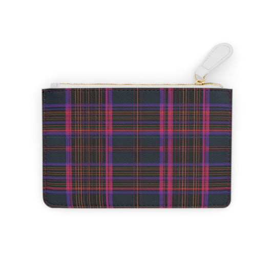 Chic Plaid Mini Clutch Bag