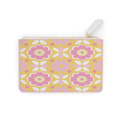 Whimsical Floral Mini Clutch Bag
