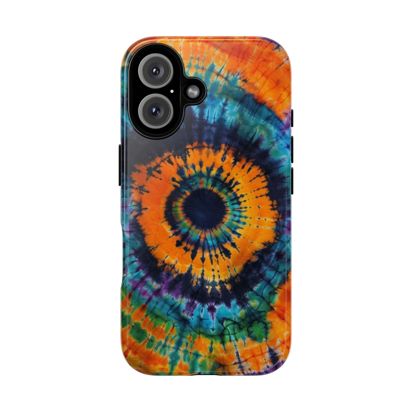 Bursting Orange Tie-Dye Phone Case