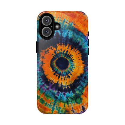 Bursting Orange Tie-Dye Phone Case