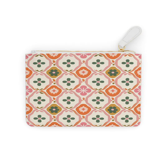 Charming Bold Floral Mini Clutch Bag