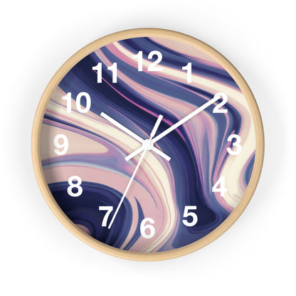 Purple Haze Modern Wall Clock