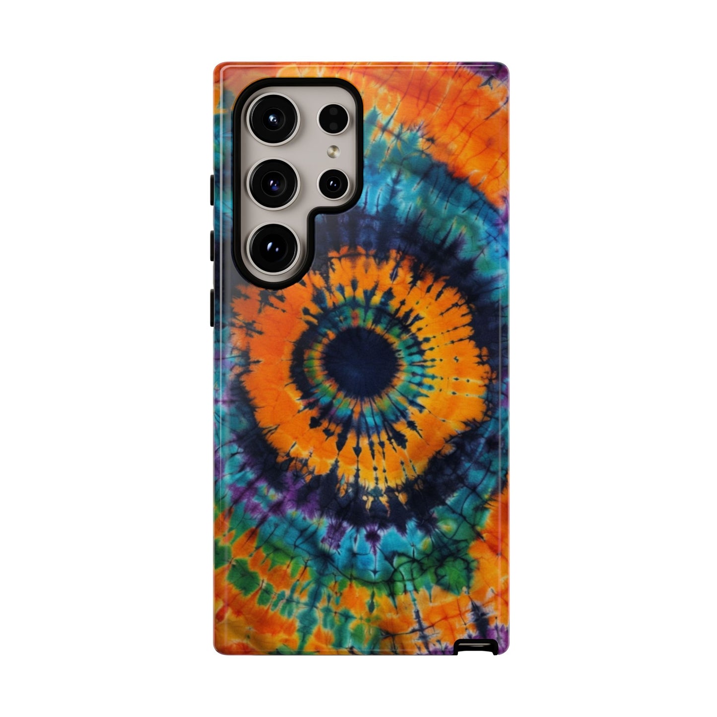 Bursting Orange Tie-Dye Phone Case