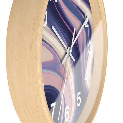 Purple Haze Modern Wall Clock