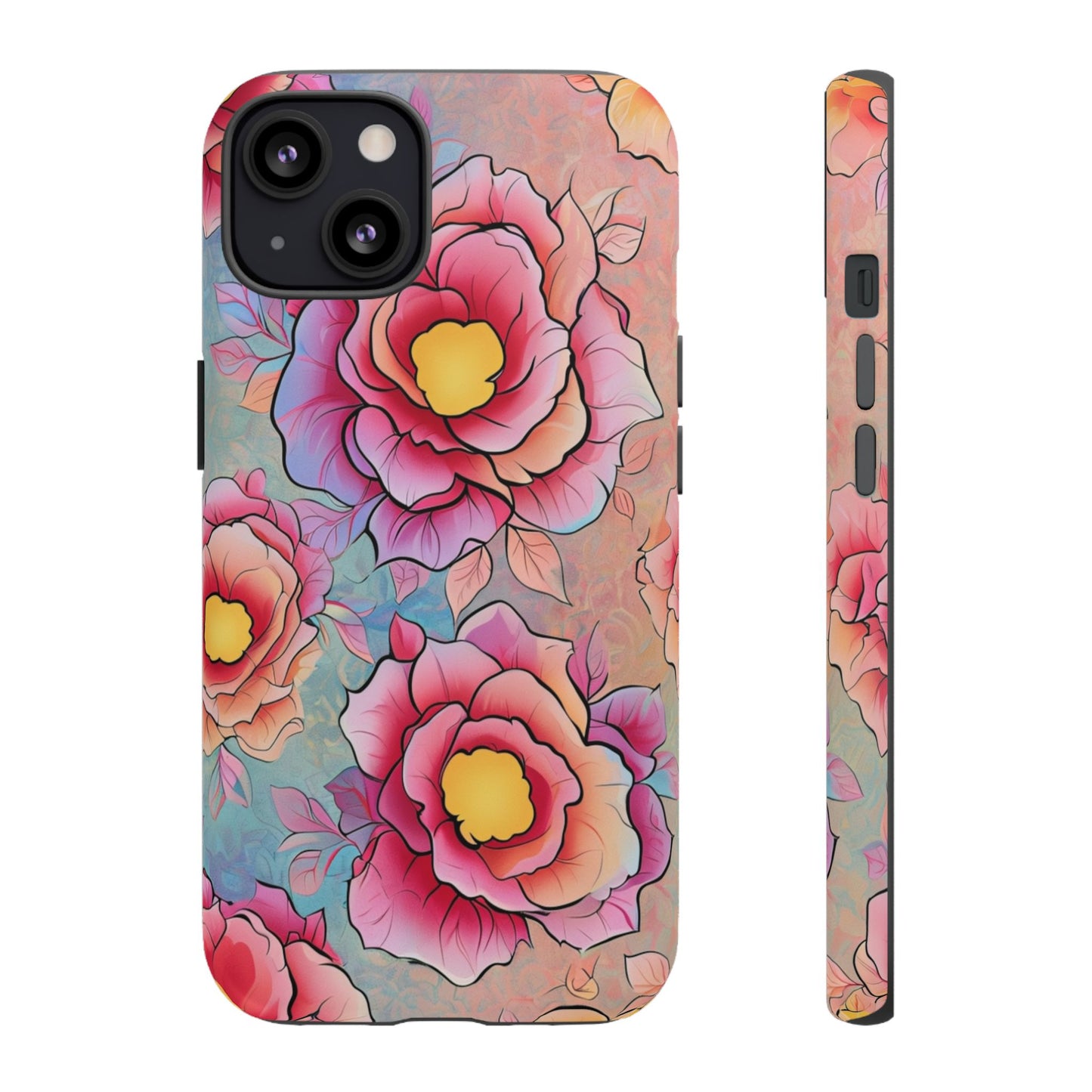 Pastel Floral Matte Phone Case