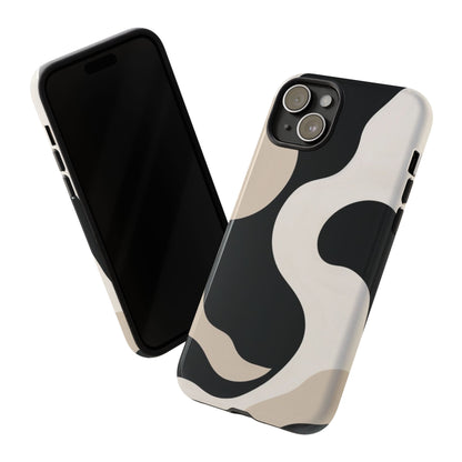 Chic Neutral Tone Marble Phone Case