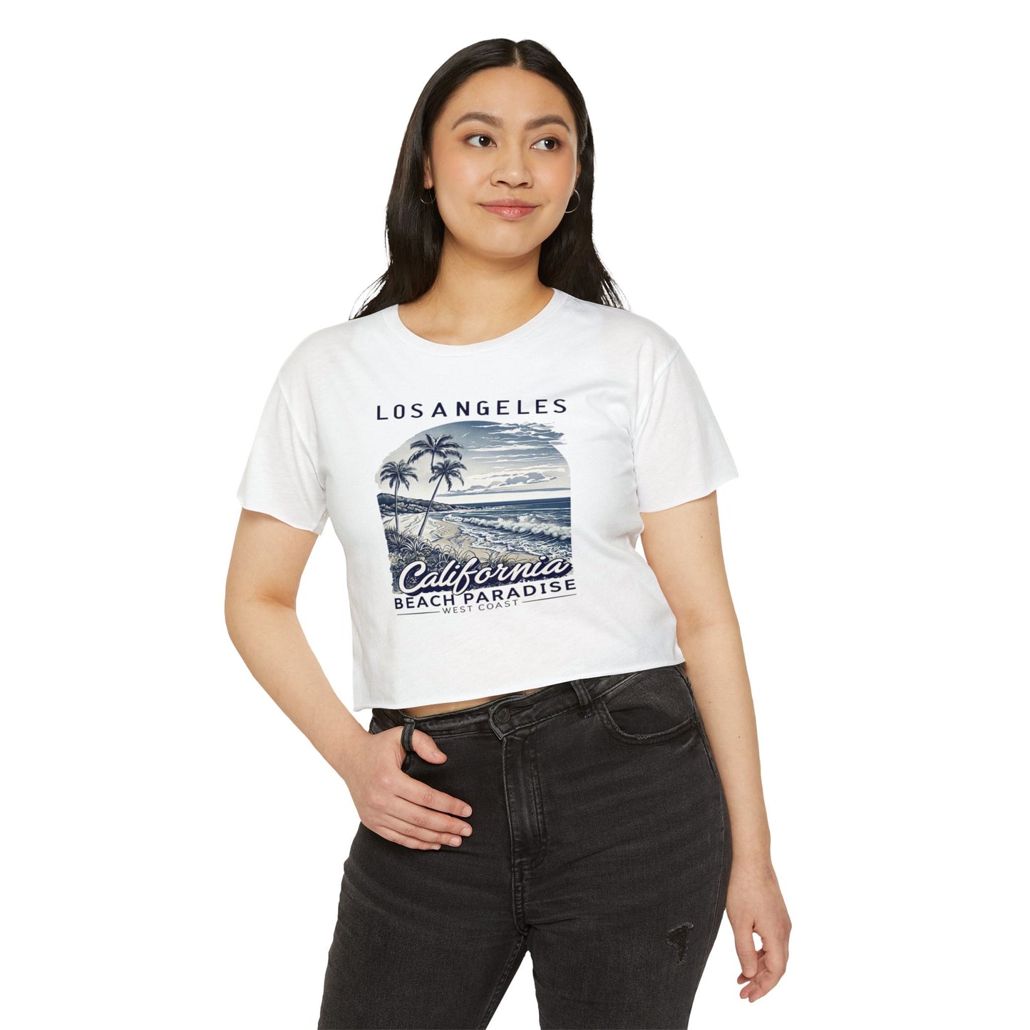 Los Angeles Beach Paradise Crop Top