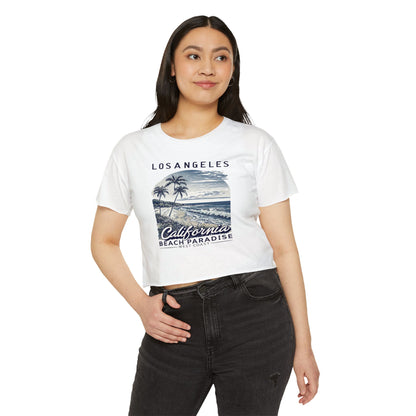 Los Angeles Beach Paradise Crop Top