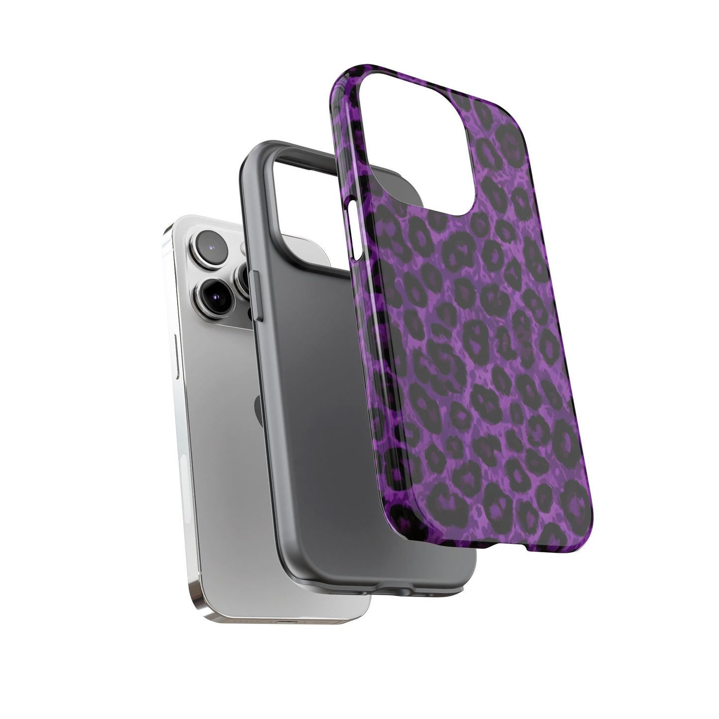 Wild Purple Leopard Phone Case