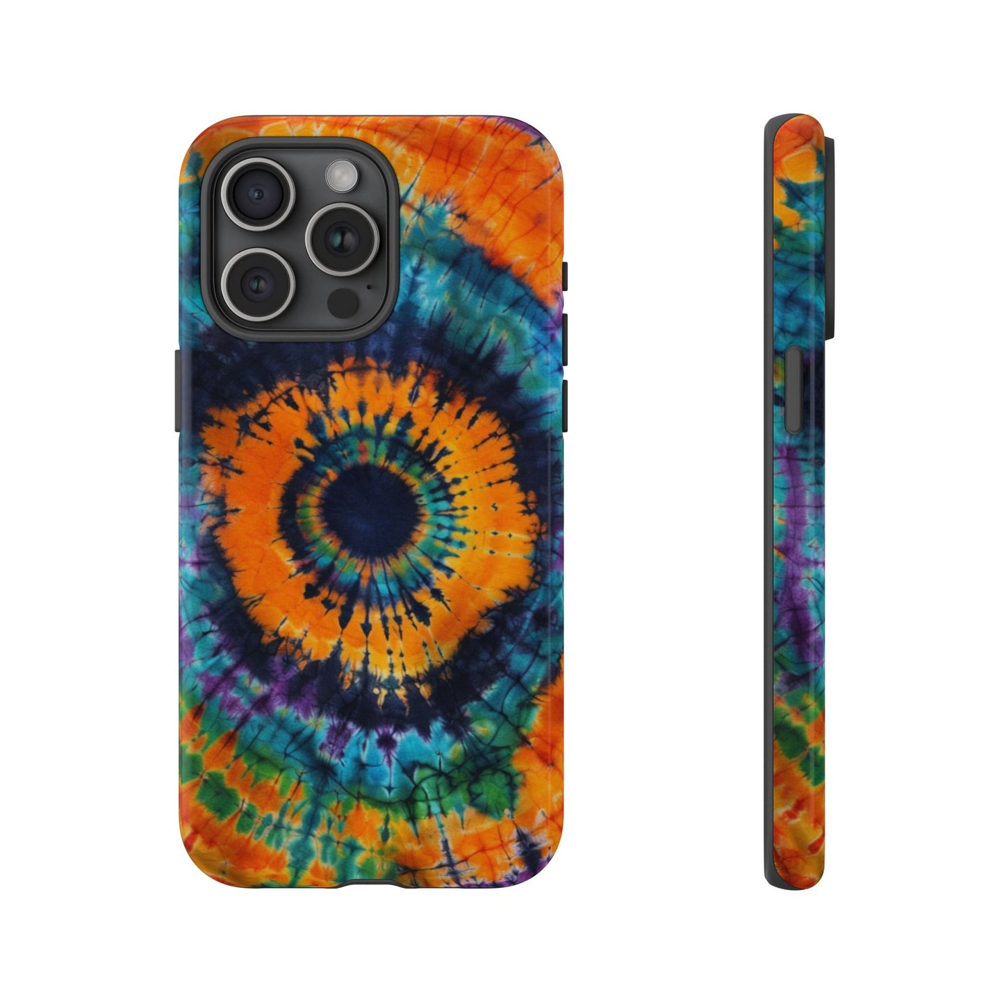 Bursting Orange Tie-Dye Phone Case