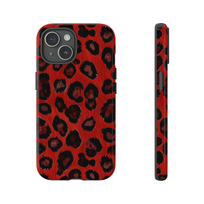 Red Leopard Tough Case