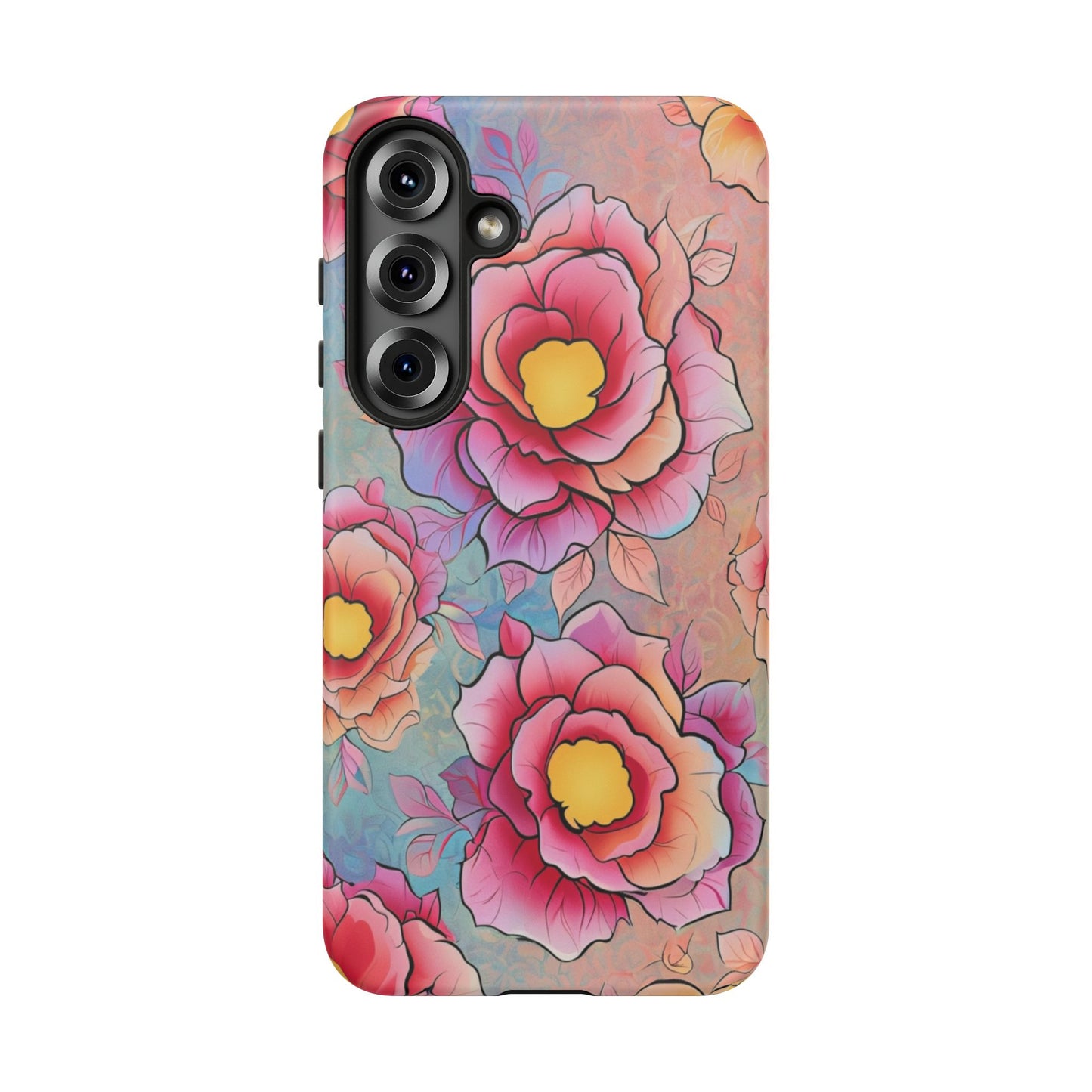 Pastel Floral Matte Phone Case