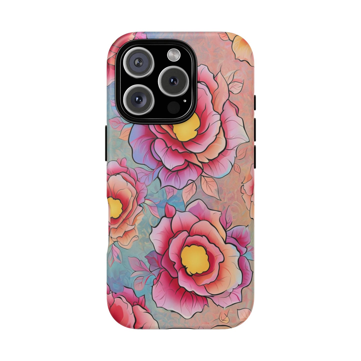 Pastel Floral Matte Phone Case