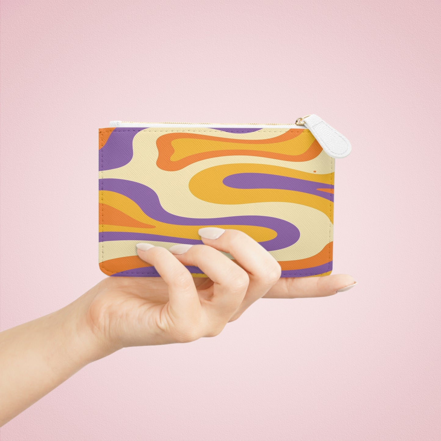Groovy Radiant Faux Leather Mini Clutch Bag