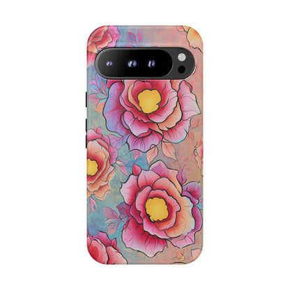 Pastel Floral Matte Phone Case